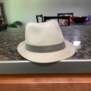 Mens cream casual hat